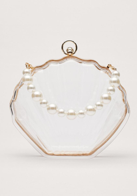 Shell Detail Pearl Inspired Crossbody Bag from Nasty Gal