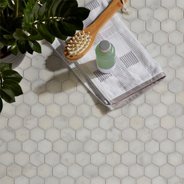 Aliseo Marble Hexagon Mosaic