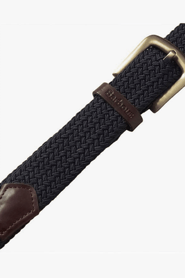 Stretch Webbing Leather Belt from Barbour