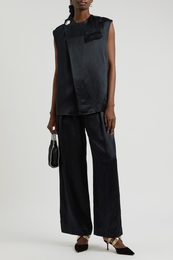 Enzo Tapered-Leg Satin Trousers from DAY BIRGER ET MIKKELSEN