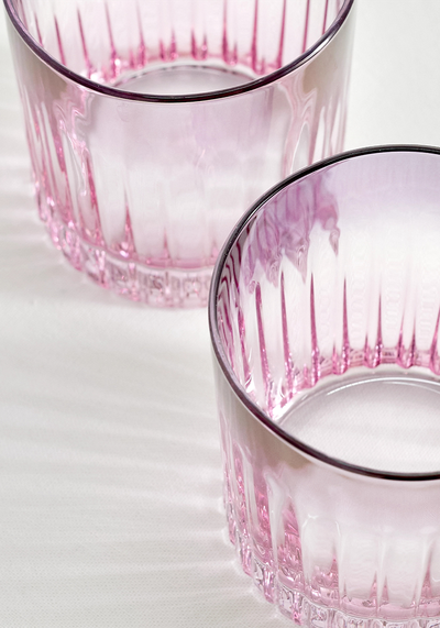 Dégradé Set Of Two Small Glass Tumblers from Luisa Beccaria