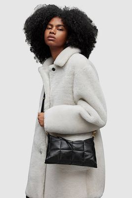 Eve Quilted Leather Crossbody Bag from AllSaints