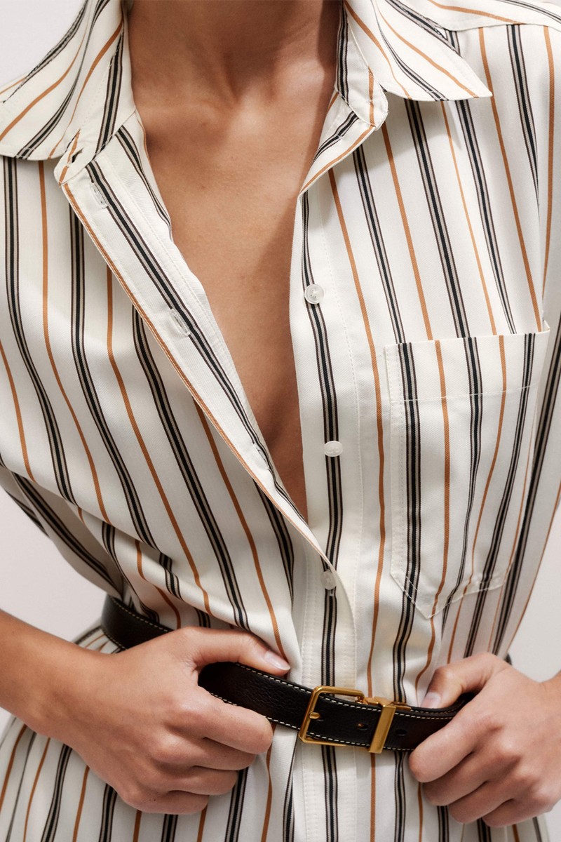 Fluid Maxi Shirt Dress from ME+EM