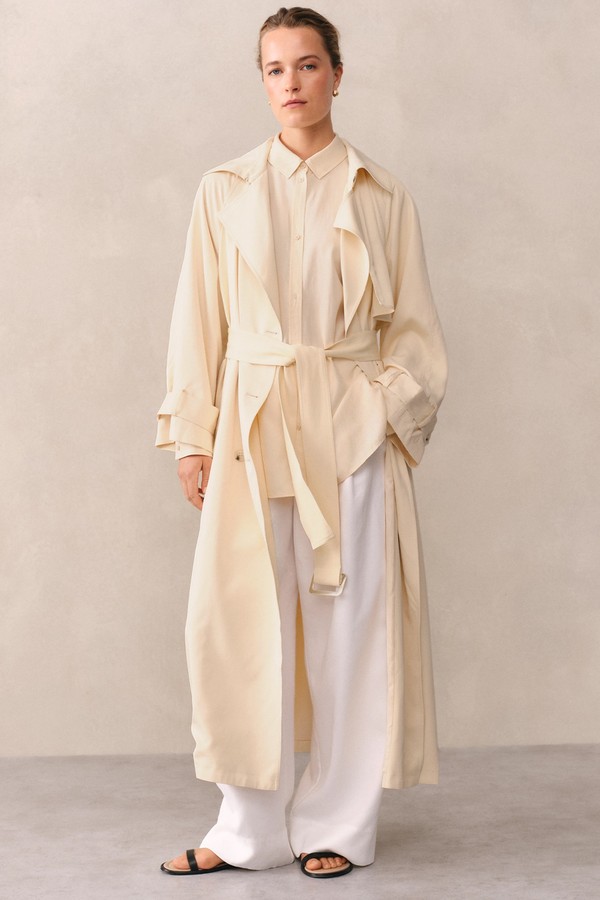 x from Belted Drapey Trench Coat, £250 | The White Company