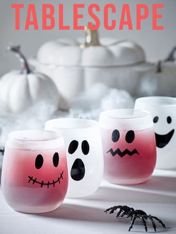 Set Of 4 Ghost Tumbler Glasses, £16 | Next