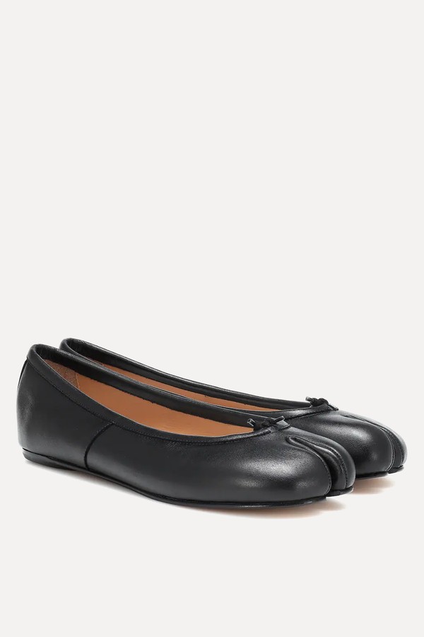 Tabi Leather Ballet Flats from Maison Margiela