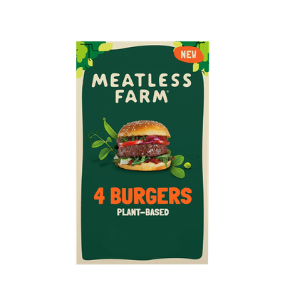 Plant Based 4 Burgers from Meatless Farm