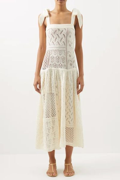 Anneke Patchwork Knit Dress from Zimmerman