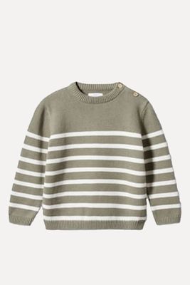 Stripe Pattern Sweater  from Mango 