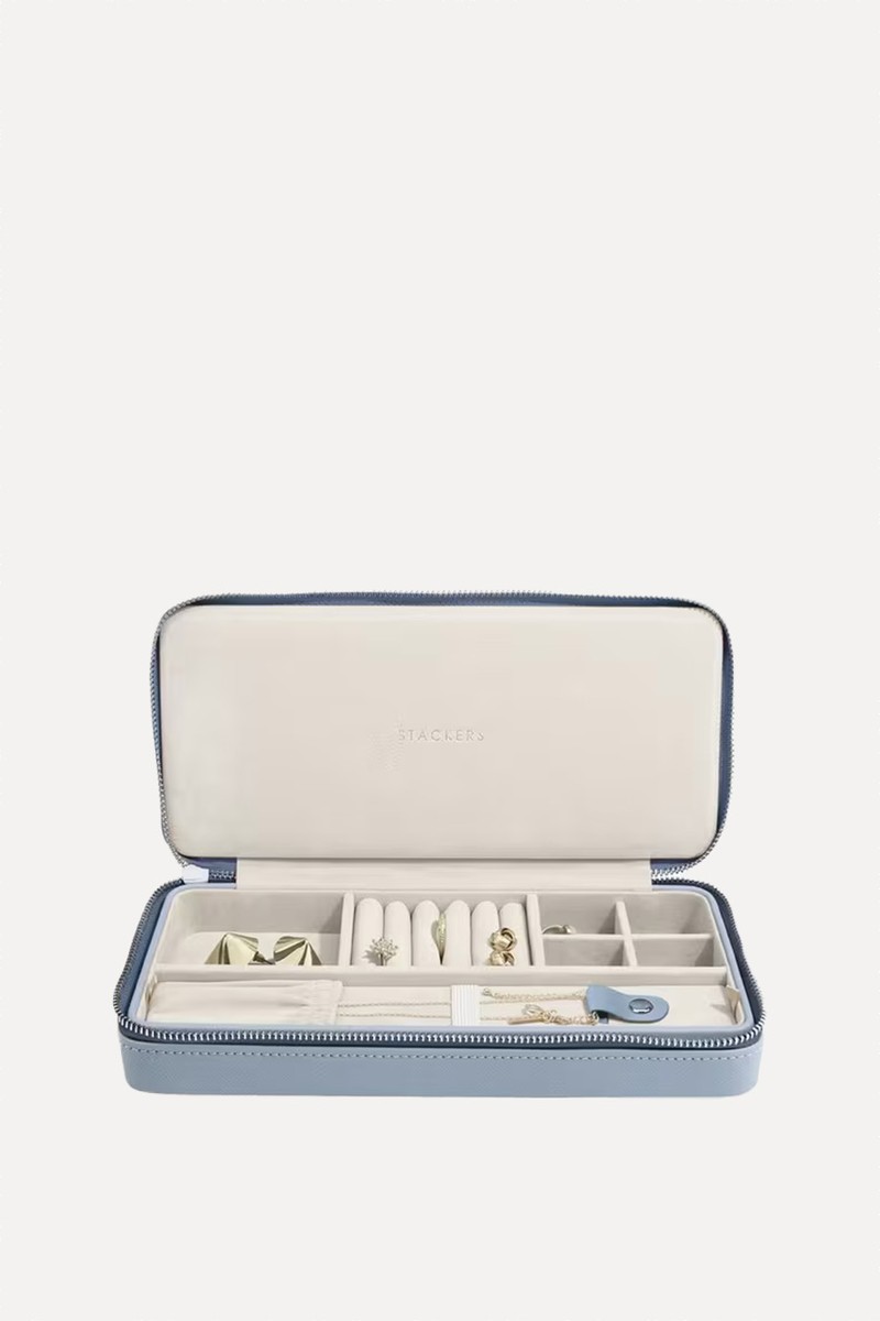 Sleek Necklace Zipped Travel Jewellery Box from Stackers