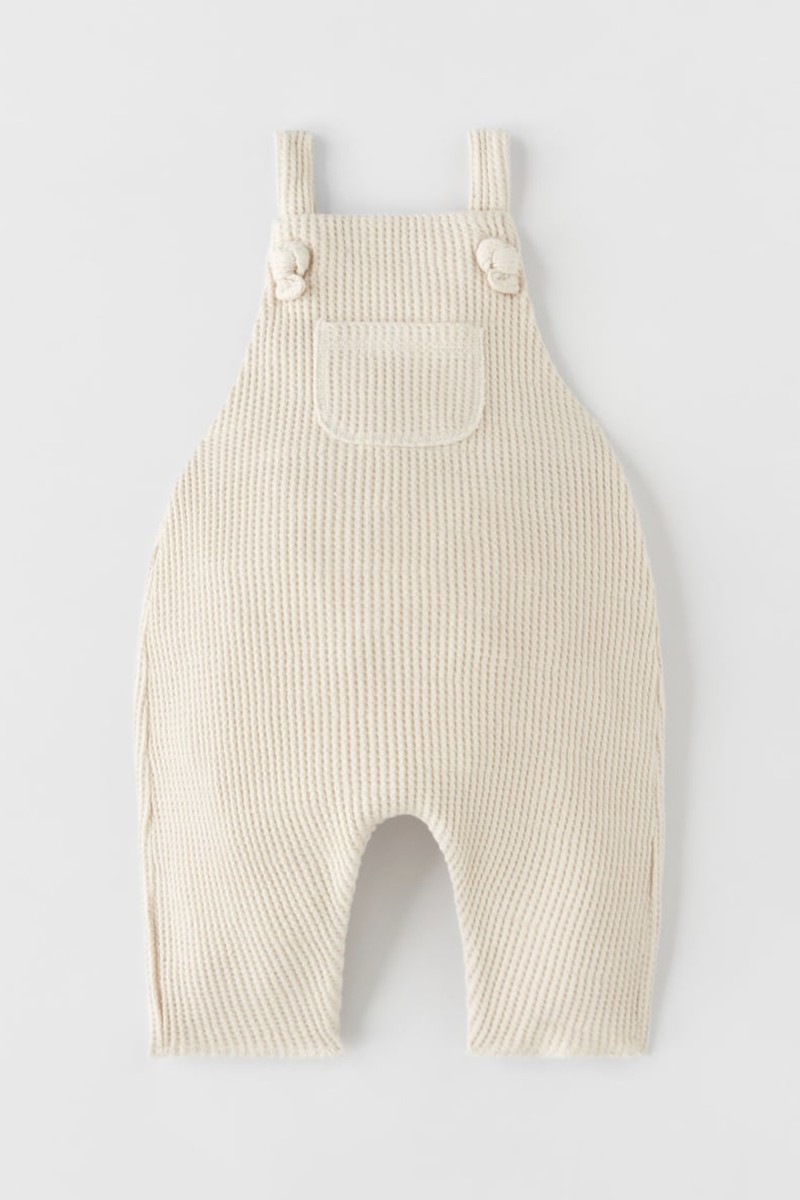Waffle Texture Dungarees from Zara