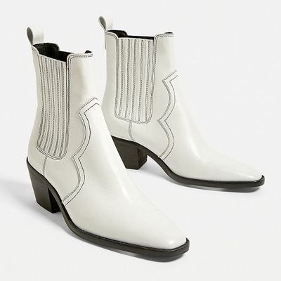 Billie Leather Western Boots from Urban Outfitters