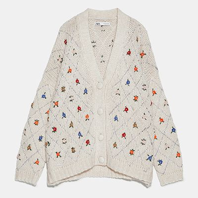 Limited Edition Embroidered Cardigan from Zara