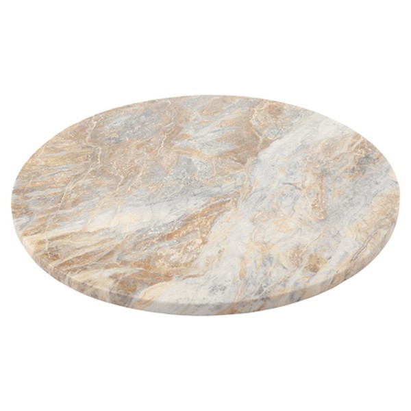 gravity Marble Round Serving Board