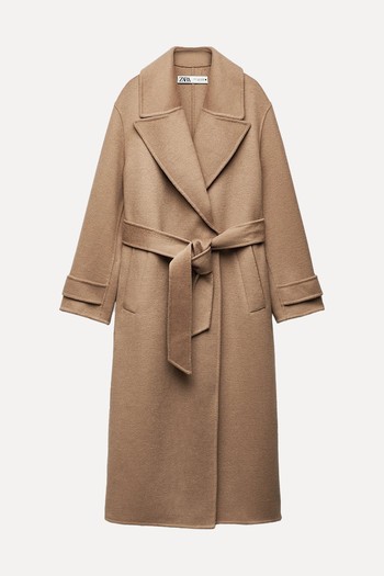 Double-Faced Wool Blend Coat from Zara