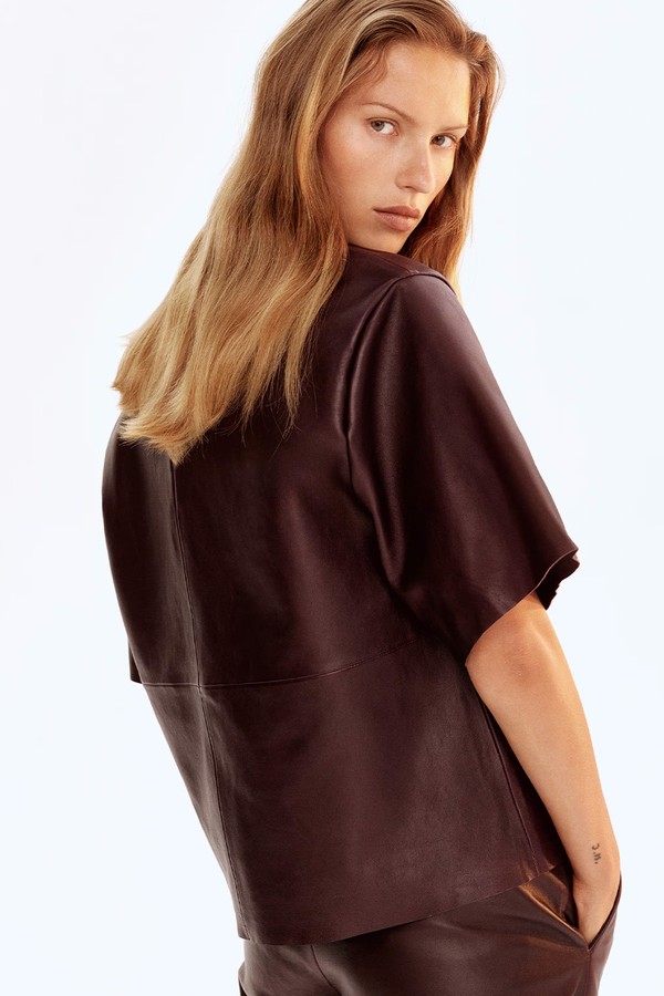 Leather T-Shirt from H&M