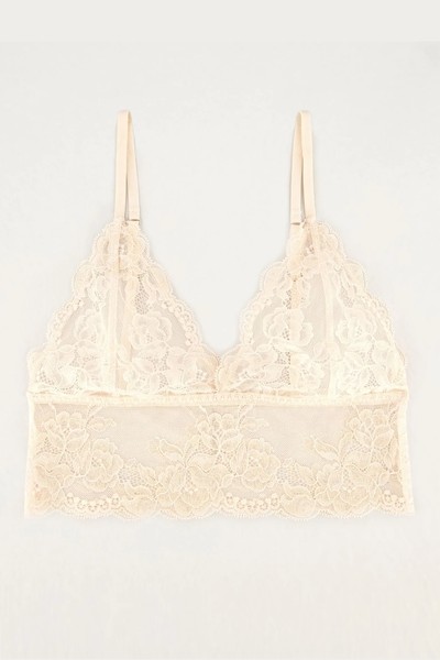 Lace Bralette Top Buttercream from Understatement