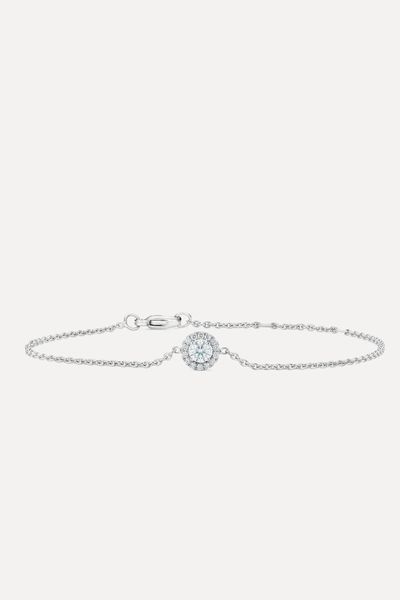 Aura Round Brilliant Diamond Bracelet