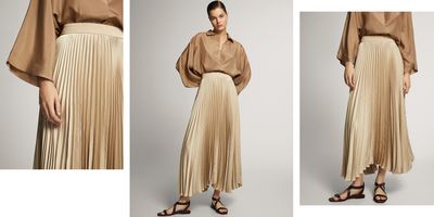 Pleated Skirt With Waistband, £99.95 | Massimo Dutti
