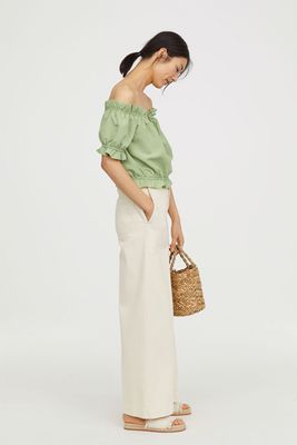 Off The Shoulder Blouse from H&M