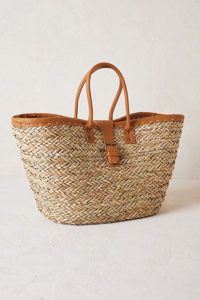 Basket Tote Bag