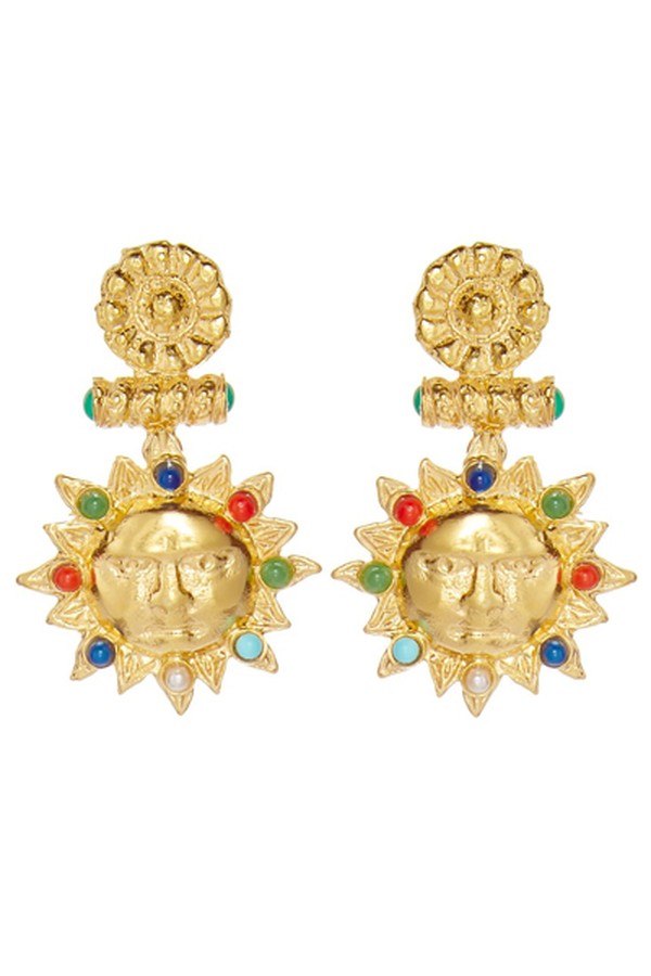 Treasures Sun Earrings from Soru Jewellery