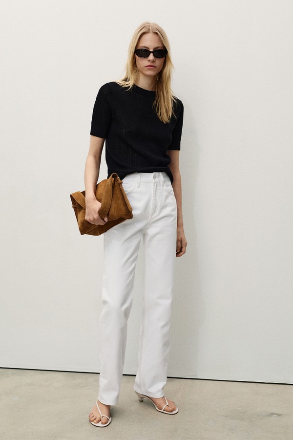 Matilda Medium-Rise Straight-Fit Jeans from Mango