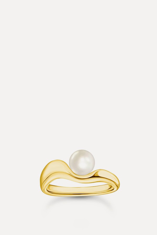 Ring With Freshwater Pearl 