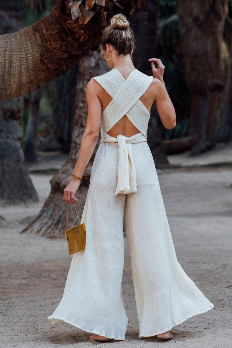 Arun Silk-Bamboo Jumpsuit, £426 | Savannah Morrow