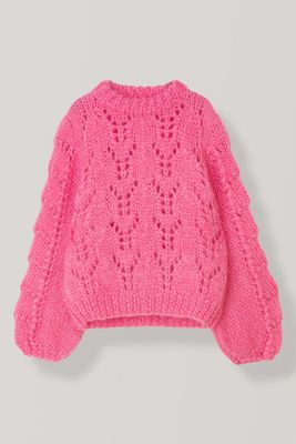 Hand Knit Wool Pullover from Ganni