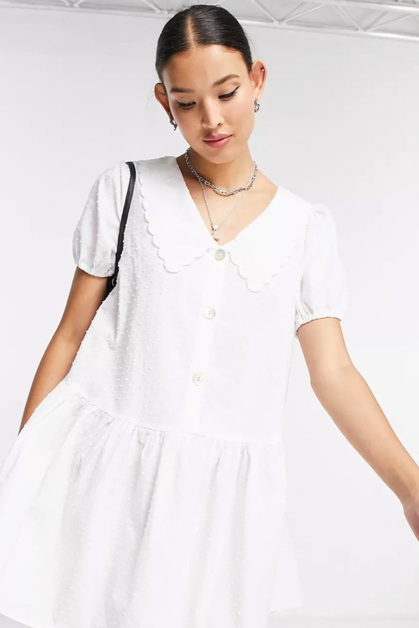 White Mini Dress from Only