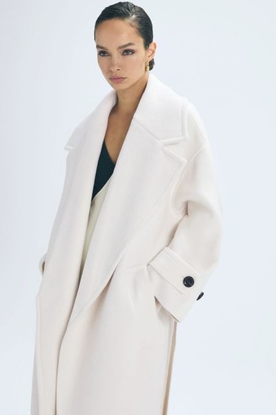 Helena Atelier Wool Cashmere Blindseam Coat from Reiss