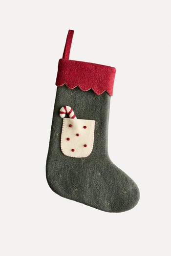 Felt Christmas Sock Decoration from Zara Home