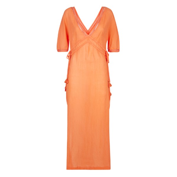 Costa Rica Lace Trim Maxi Dress