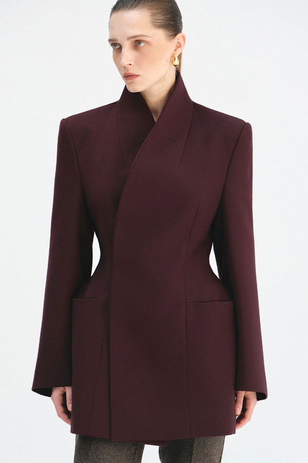Corrin Wrap Blazer from Source Unknown