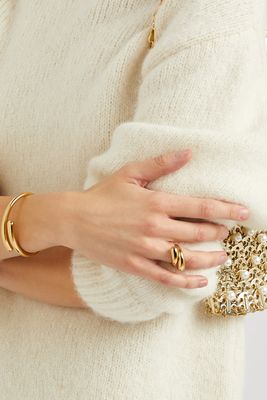 The Victoria 18kt Gold-Plated Ring from Lié Studio