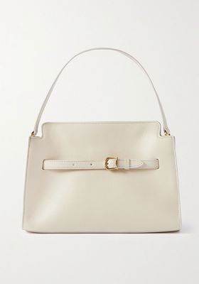 Virna Mini Buckled Leather Tote from Giulvia Heritage 