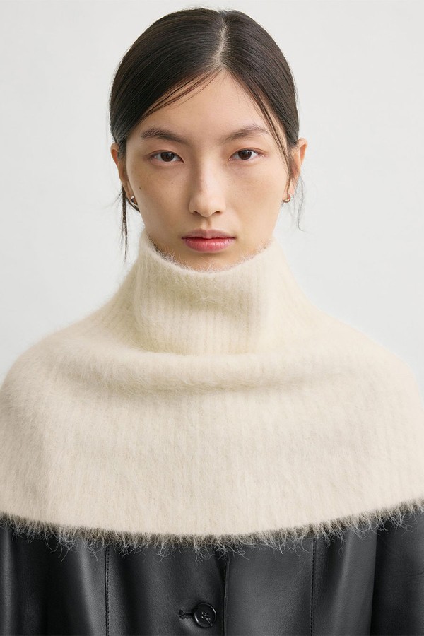 Funnel Alpaca-Blend Neck Warmer from TOTEME