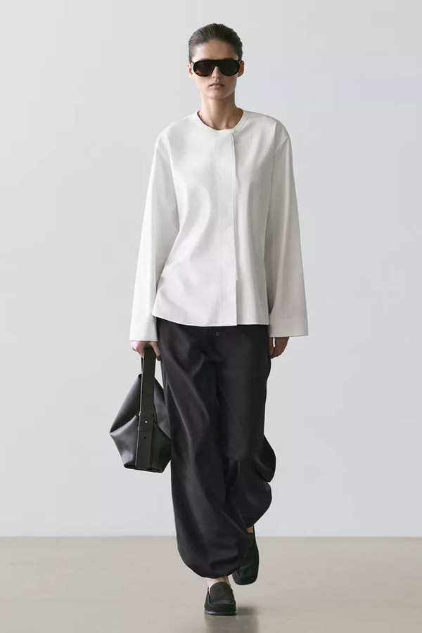 Flowing Poplin Shirt 