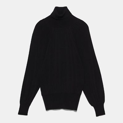 Basic High Neck Sweater from Zara
