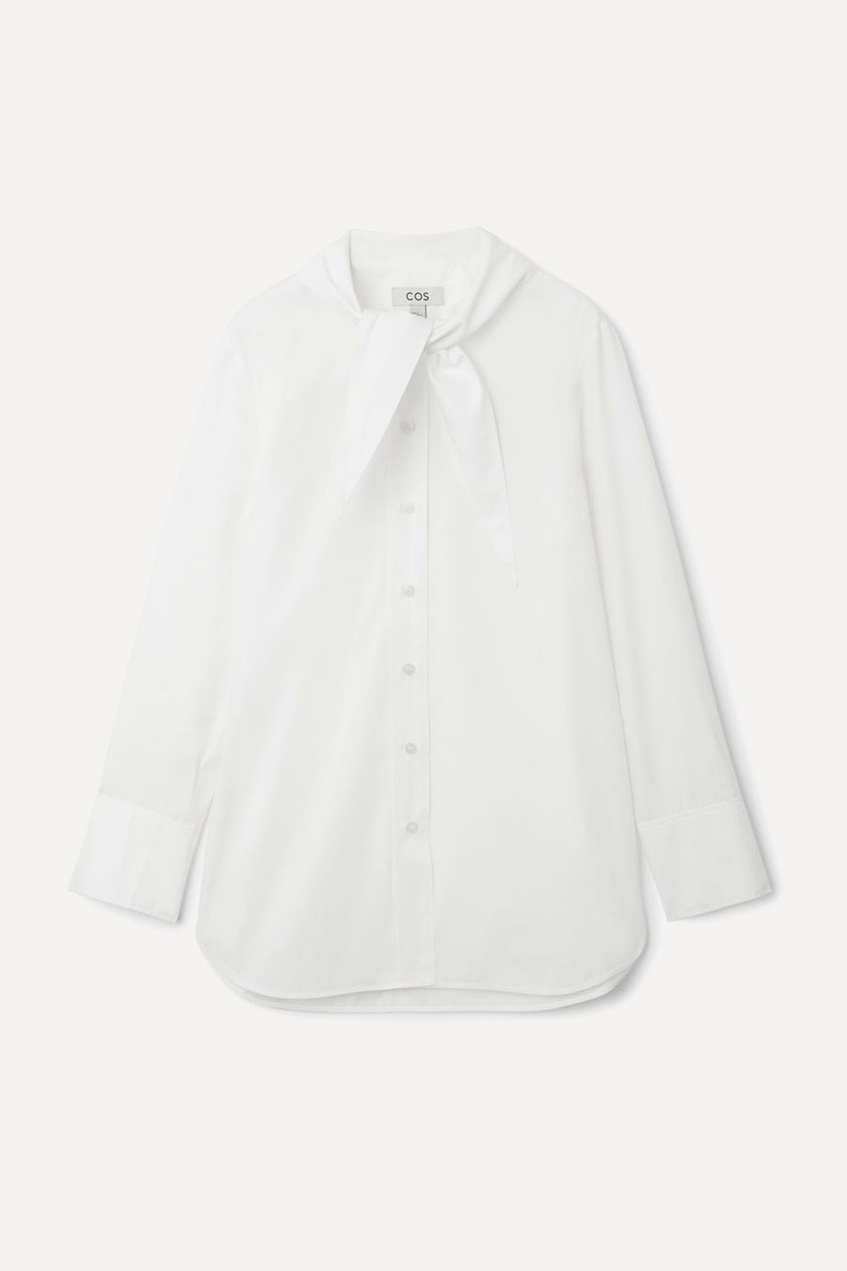 Tie-Neck Dagger-Collar Shirt from COS