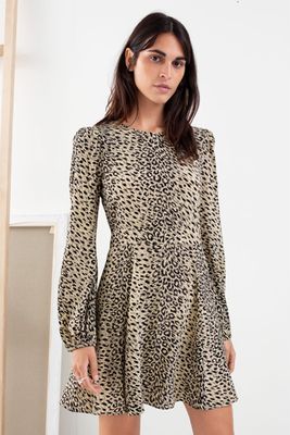Flowy Leopard Print Mini Dress from & Other Stories