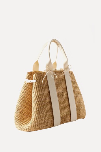 Maxi Altair Straw Basket Bag from Muuñ