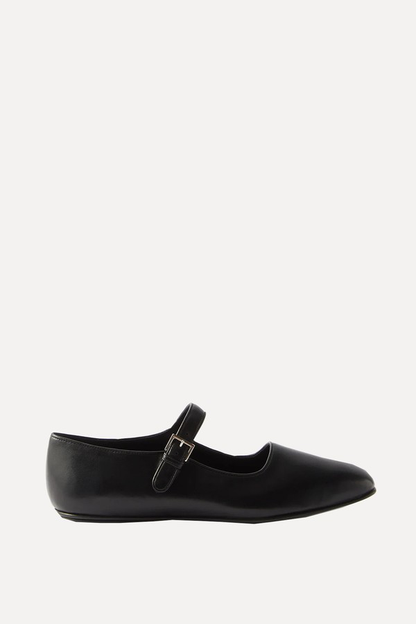 Ava Leather Mary Jane Flats from The Row