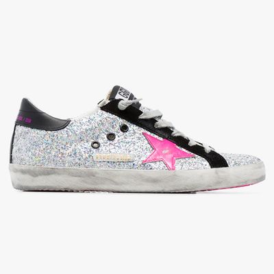 Glitter Low Top Sneakers from Golden Goose