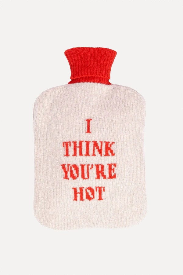 I Think You're Hot Hot Water Bottle from Pickles Knitwear