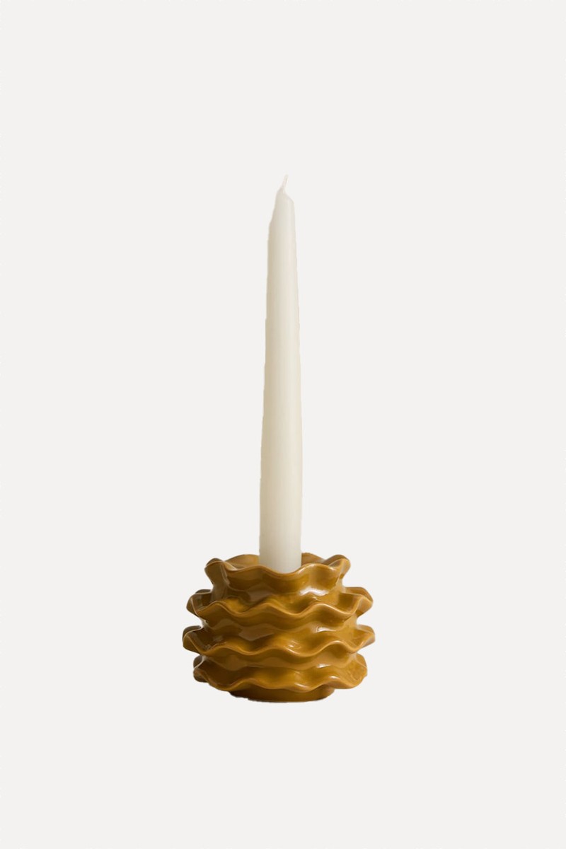 Frill Ceramic Tealight Holder
