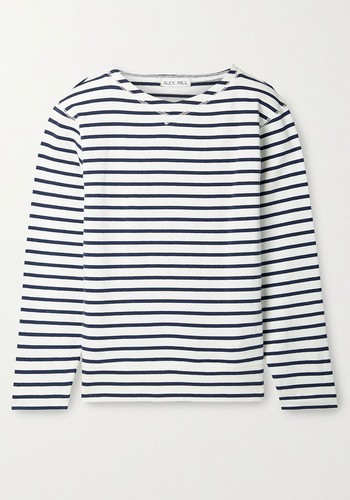 Lakeside Stripe Jersey Top from Alex Mill