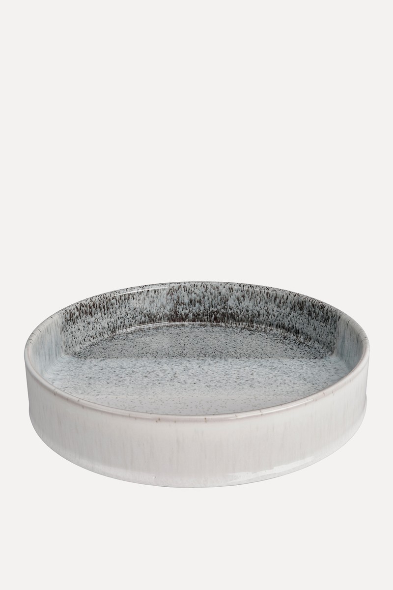 Grey Accent Straight Round Tray from Denby Studio