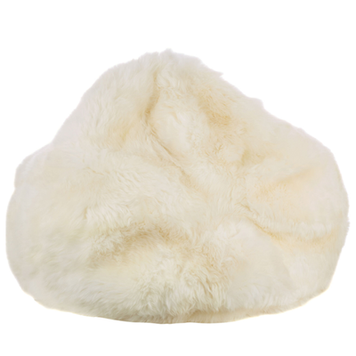 Cream Sheepskin Bean Bag 
